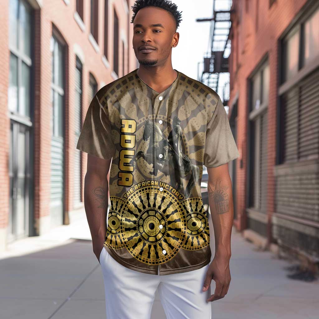 Adwa Victory Day Baseball Jersey Adwa Battle Shield - Vintage Style