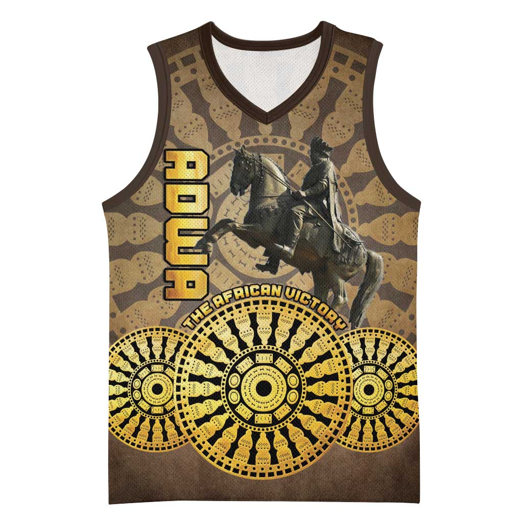 Adwa Victory Day Basketball Jersey Adwa Battle Shield - Vintage Style - African Pride