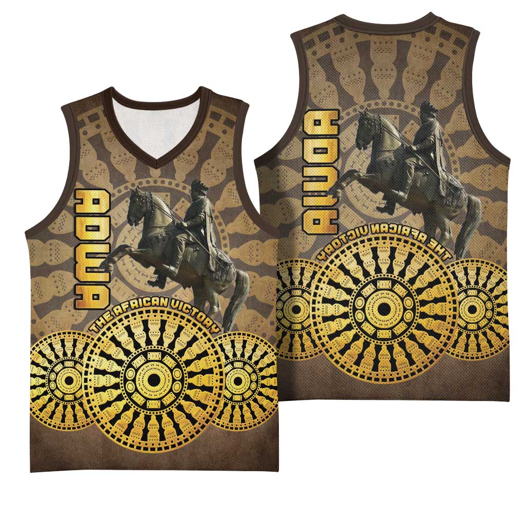 Adwa Victory Day Basketball Jersey Adwa Battle Shield - Vintage Style - African Pride