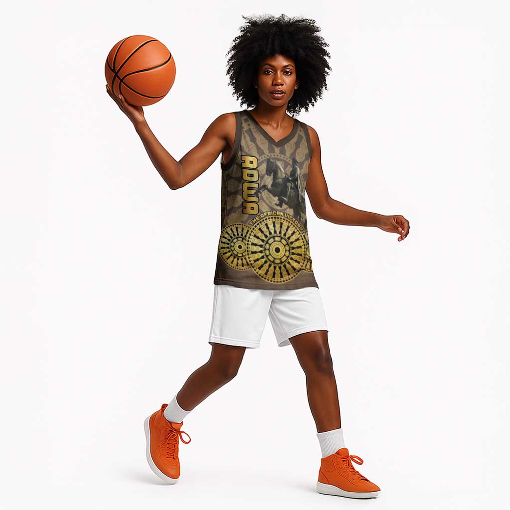 Adwa Victory Day Basketball Jersey Adwa Battle Shield - Vintage Style - African Pride