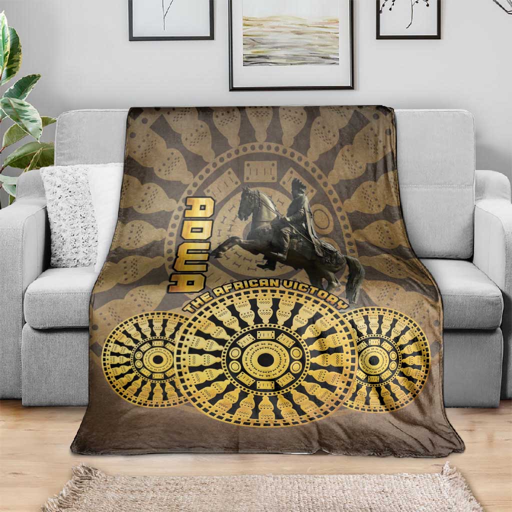 Adwa Victory Day Blanket Adwa Battle Shield - Vintage Style