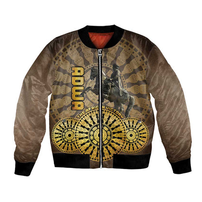 Adwa Victory Day Bomber Jacket Adwa Battle Shield - Vintage Style