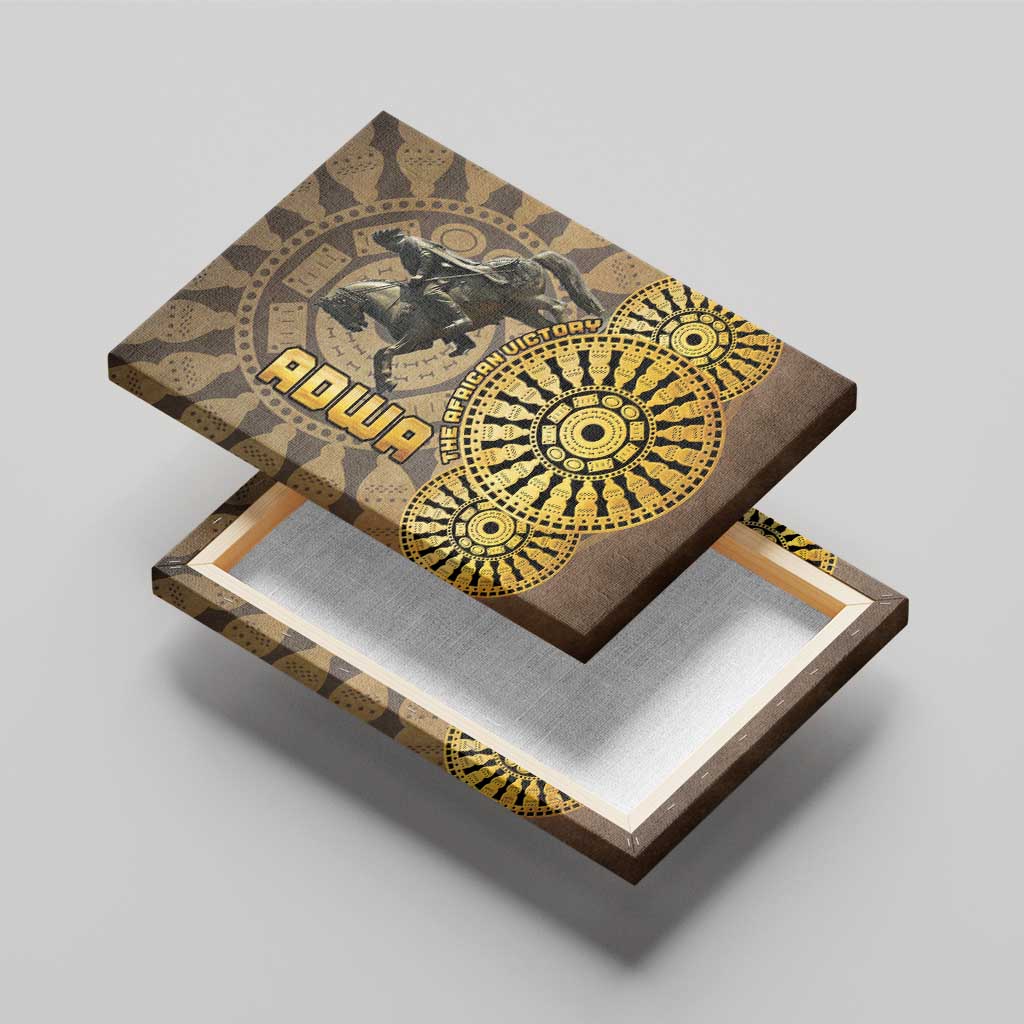 Adwa Victory Day Canvas Wall Art Adwa Battle Shield - Vintage Style