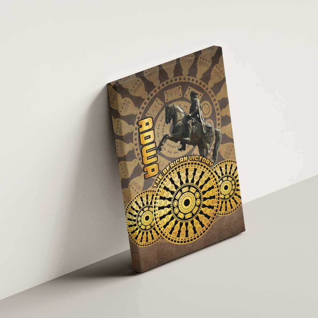 Adwa Victory Day Canvas Wall Art Adwa Battle Shield - Vintage Style