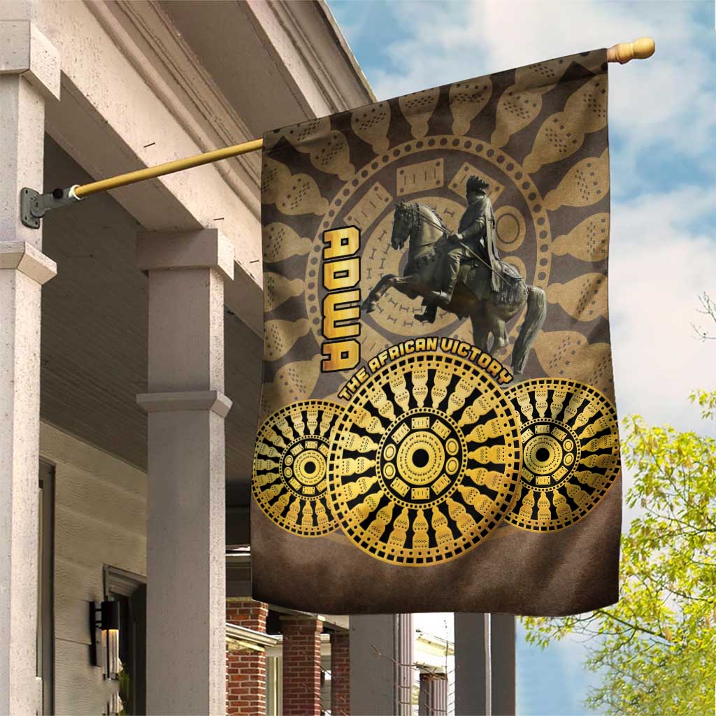 Adwa Victory Day Garden Flag Adwa Battle Shield - Vintage Style