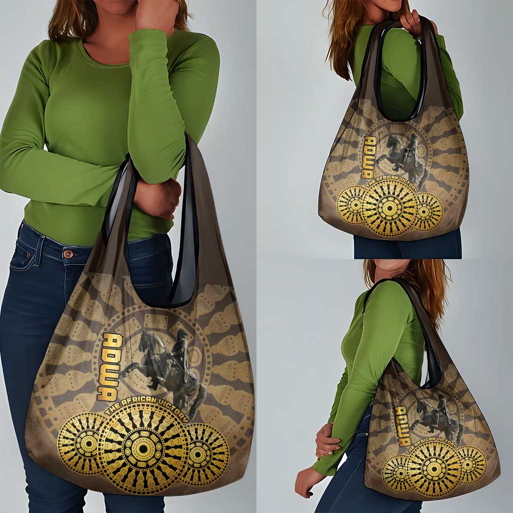 Adwa Victory Day Grocery Bag Adwa Battle Shield - Vintage Style