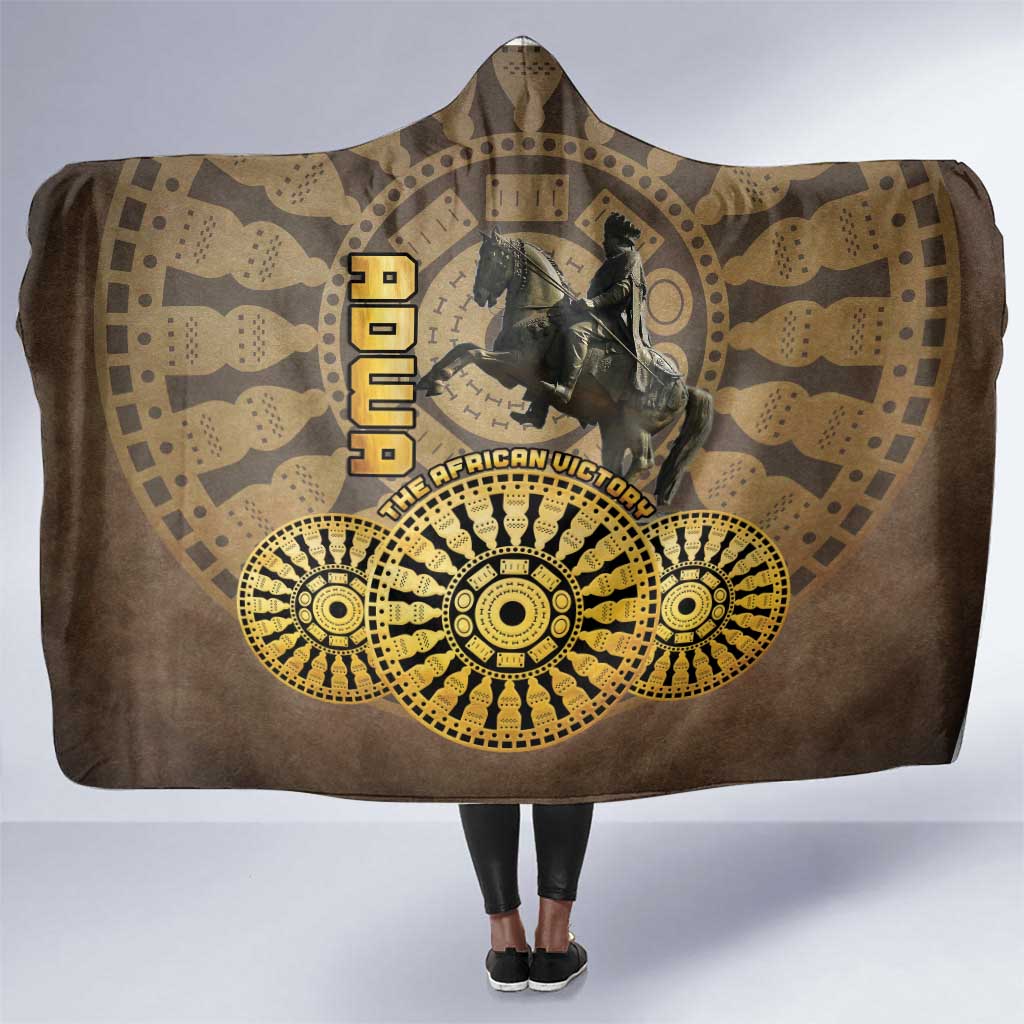 Adwa Victory Day Hooded Blanket Adwa Battle Shield - Vintage Style
