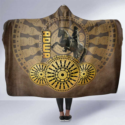 Adwa Victory Day Hooded Blanket Adwa Battle Shield - Vintage Style
