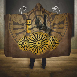 Adwa Victory Day Hooded Blanket Adwa Battle Shield - Vintage Style