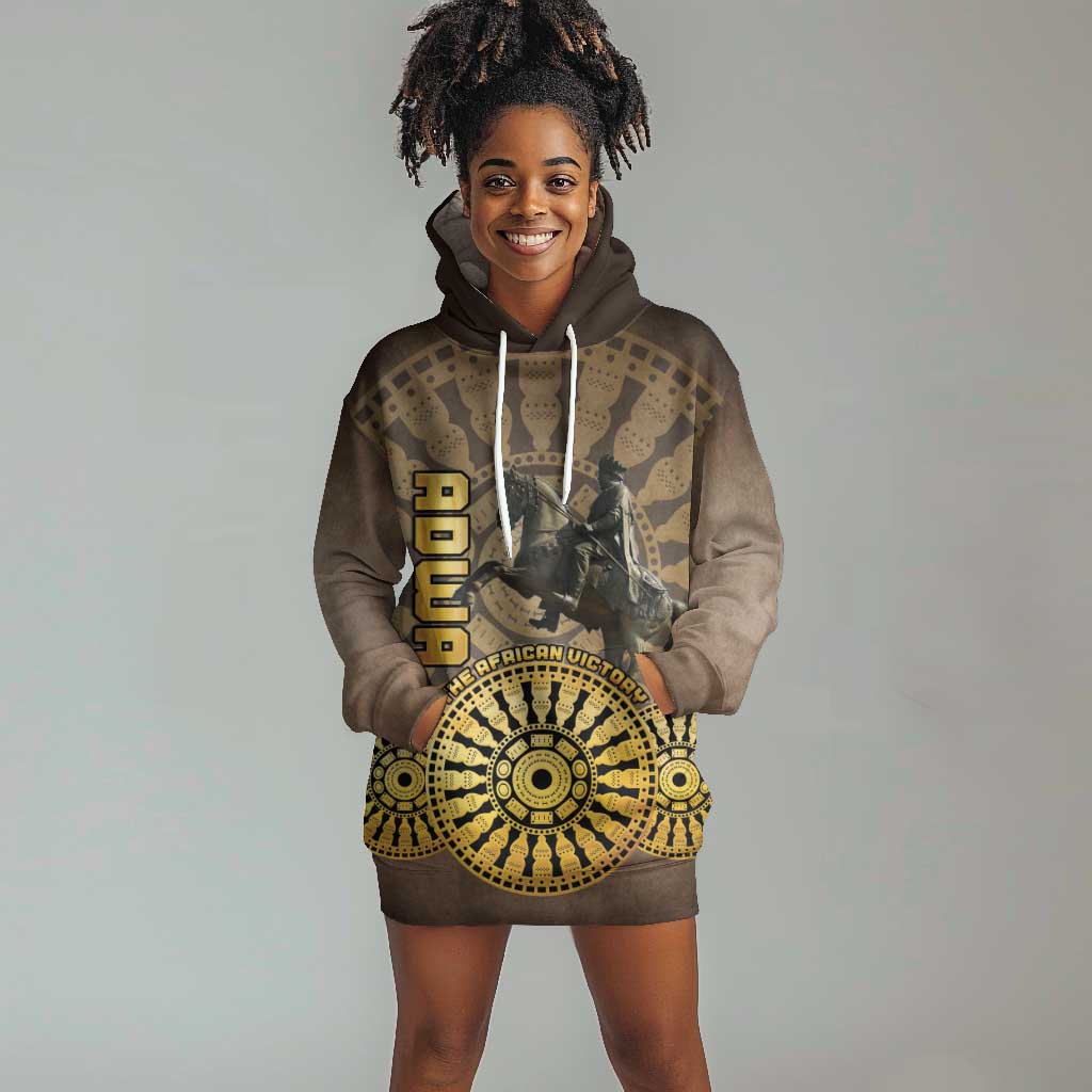 Adwa Victory Day Hoodie Dress Adwa Battle Shield - Vintage Style