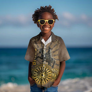 Adwa Victory Day Kid Hawaiian Shirt Adwa Battle Shield - Vintage Style