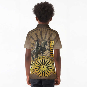 Adwa Victory Day Kid Polo Shirt Adwa Battle Shield - Vintage Style