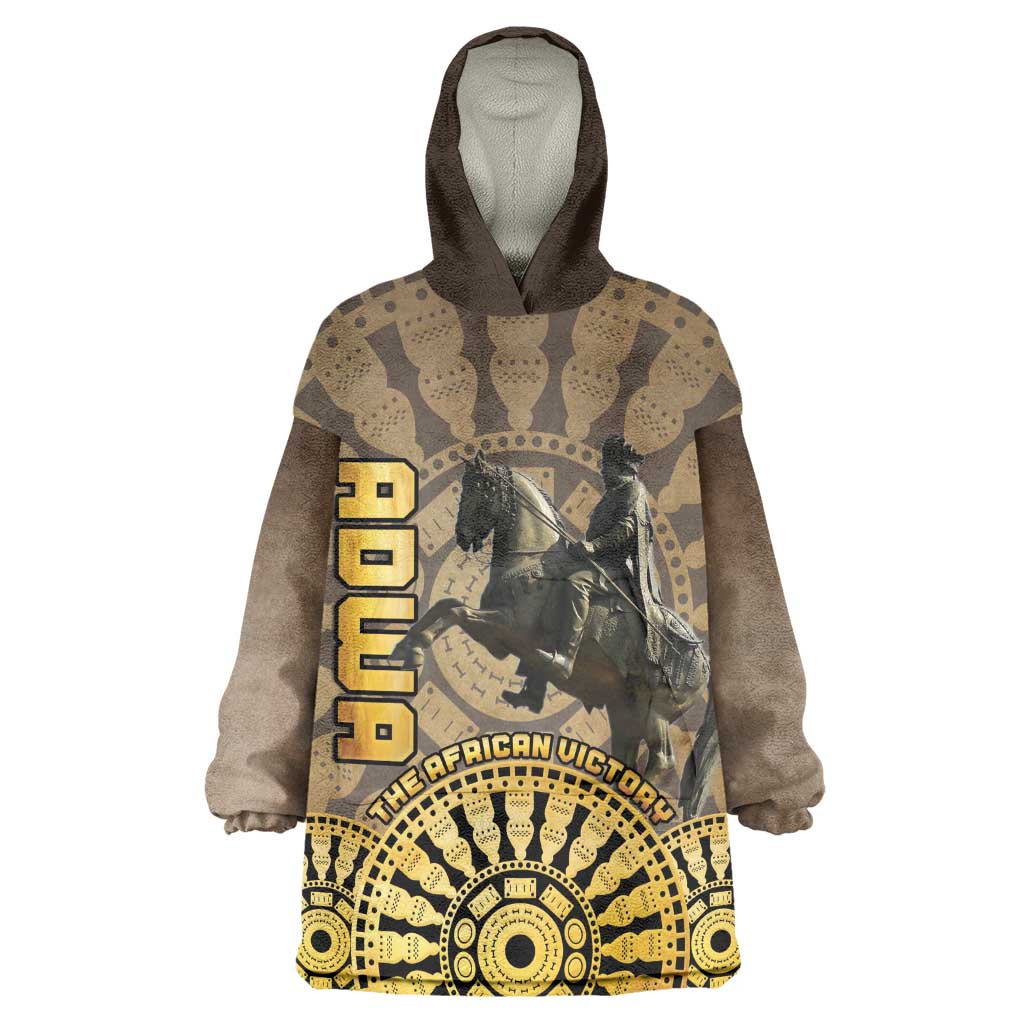 Adwa Victory Day Kid Wearable Blanket Hoodie Adwa Battle Shield - Vintage Style