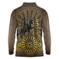 Adwa Victory Day Long Sleeve Polo Shirt Adwa Battle Shield - Vintage Style