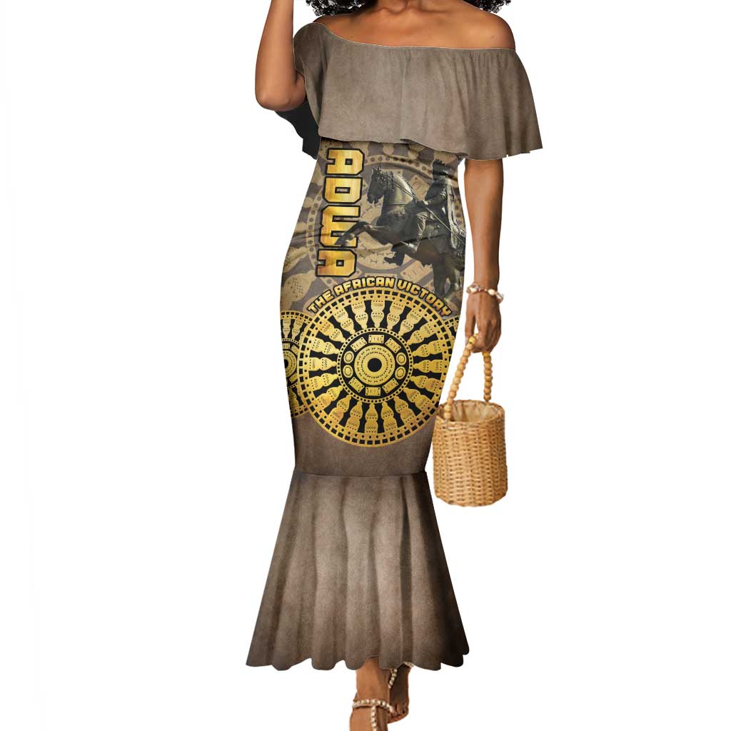 Adwa Victory Day Mermaid Dress Adwa Battle Shield - Vintage Style