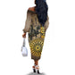 Adwa Victory Day Off The Shoulder Long Sleeve Dress Adwa Battle Shield - Vintage Style