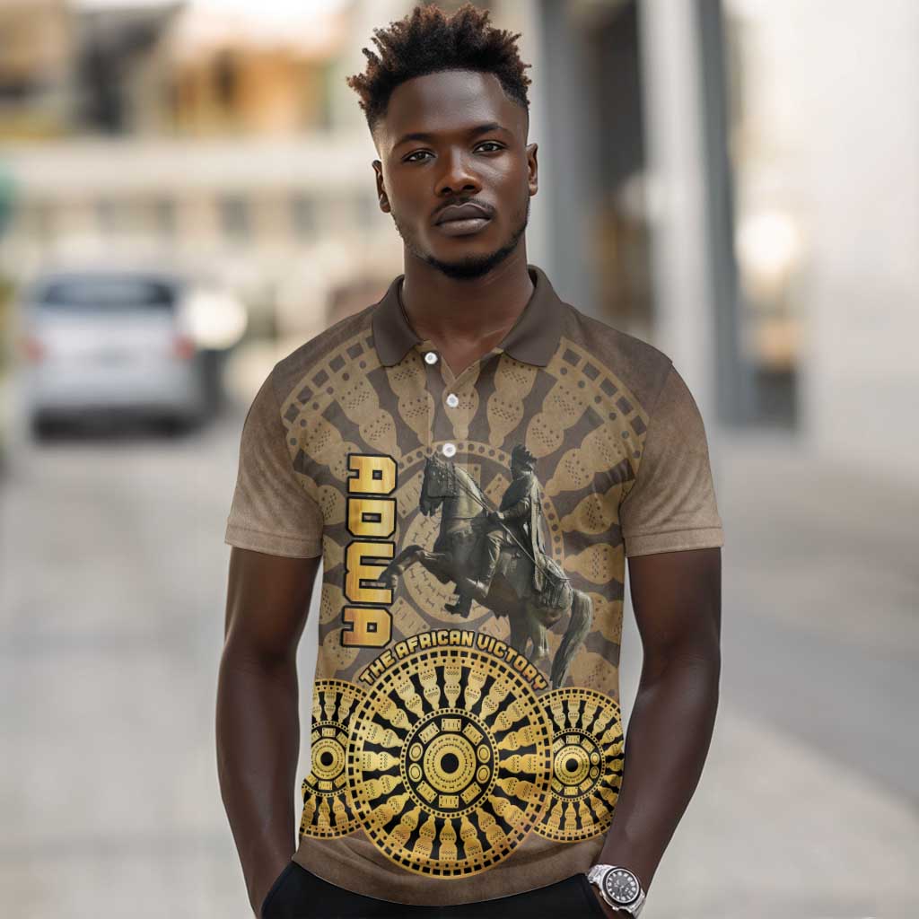 Adwa Victory Day Polo Shirt Adwa Battle Shield - Vintage Style