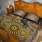 Adwa Victory Day Quilt Bed Set Adwa Battle Shield - Vintage Style