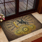 Adwa Victory Day Rubber Doormat Adwa Battle Shield - Vintage Style