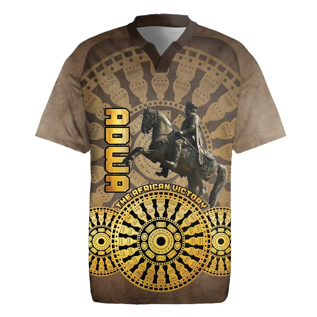 Adwa Victory Day Rugby Jersey Adwa Battle Shield - Vintage Style
