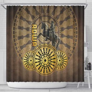 Adwa Victory Day Shower Curtain Adwa Battle Shield - Vintage Style