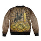 Adwa Victory Day Sleeve Zip Bomber Jacket Adwa Battle Shield - Vintage Style
