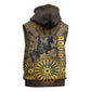 Adwa Victory Day Sleeveless Hoodie Adwa Battle Shield - Vintage Style - African Pride
