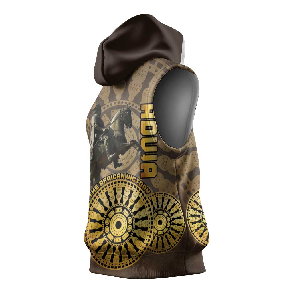 Adwa Victory Day Sleeveless Hoodie Adwa Battle Shield - Vintage Style - African Pride