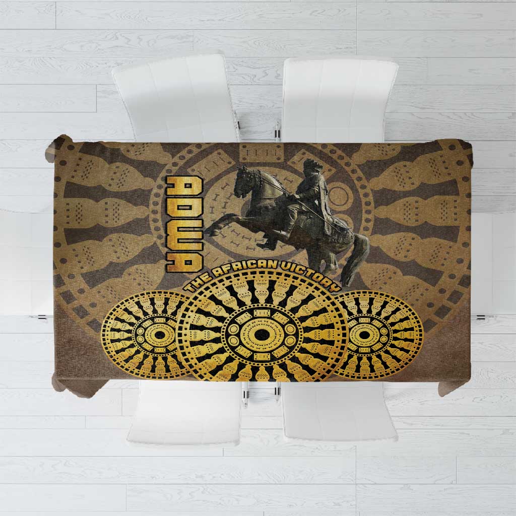 Adwa Victory Day Tablecloth Adwa Battle Shield - Vintage Style