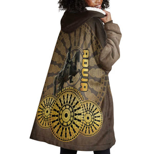 Adwa Victory Day Wearable Blanket Hoodie Adwa Battle Shield - Vintage Style