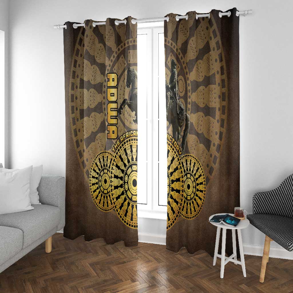 Adwa Victory Day Window Curtain Adwa Battle Shield - Vintage Style