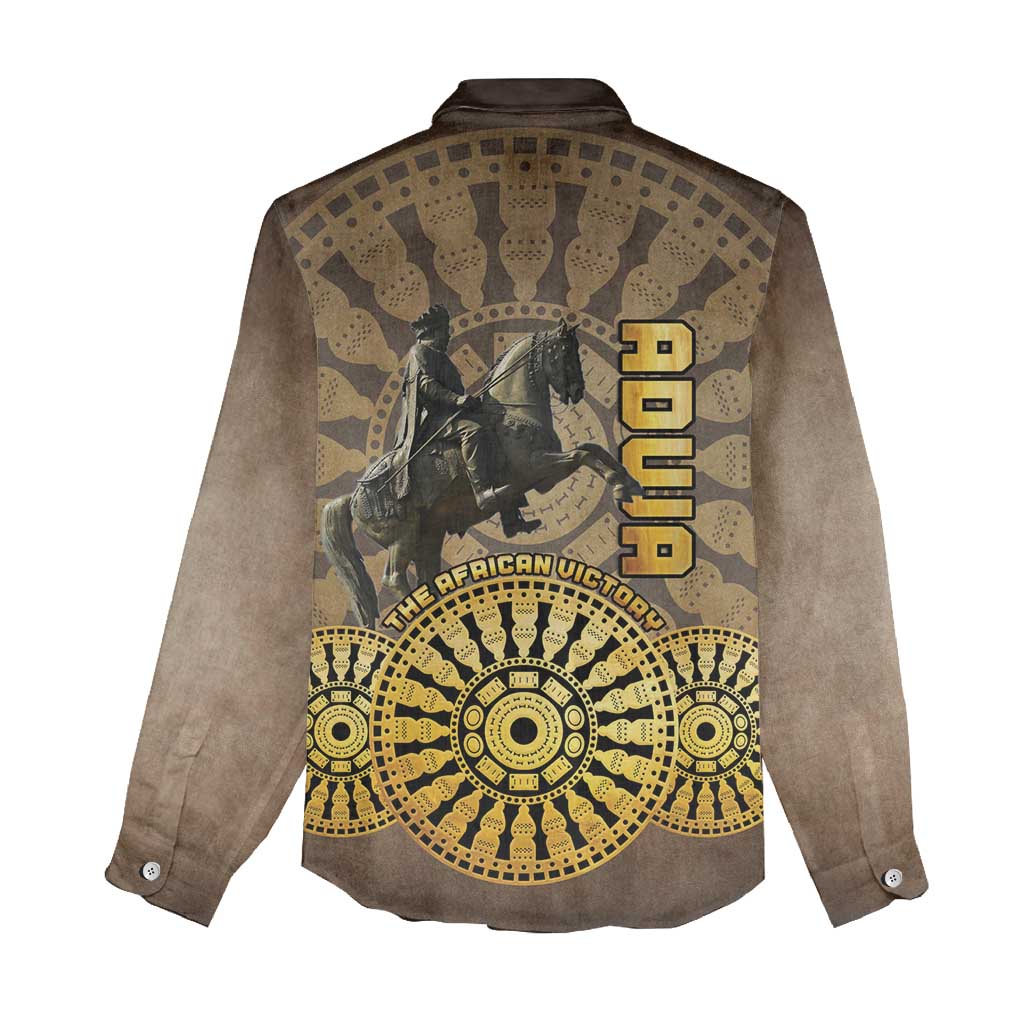 Adwa Victory Day Women Casual Shirt Adwa Battle Shield - Vintage Style LT15