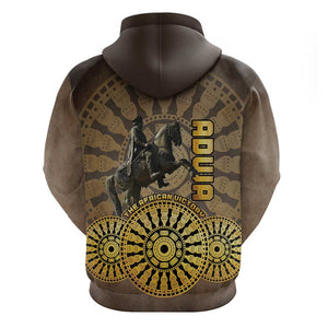 Adwa Victory Day Zip Hoodie Adwa Battle Shield - Vintage Style