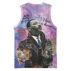 Martin Luther King Jr Basketball Jersey I Have a Dream Graffiti Style - African Pride
