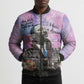 Martin Luther King Jr Bomber Puffer Jacket I Have a Dream Graffiti Style - African Pride