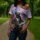 Martin Luther King Jr Cross Shoulder Shirt I Have a Dream Graffiti Style - African Pride