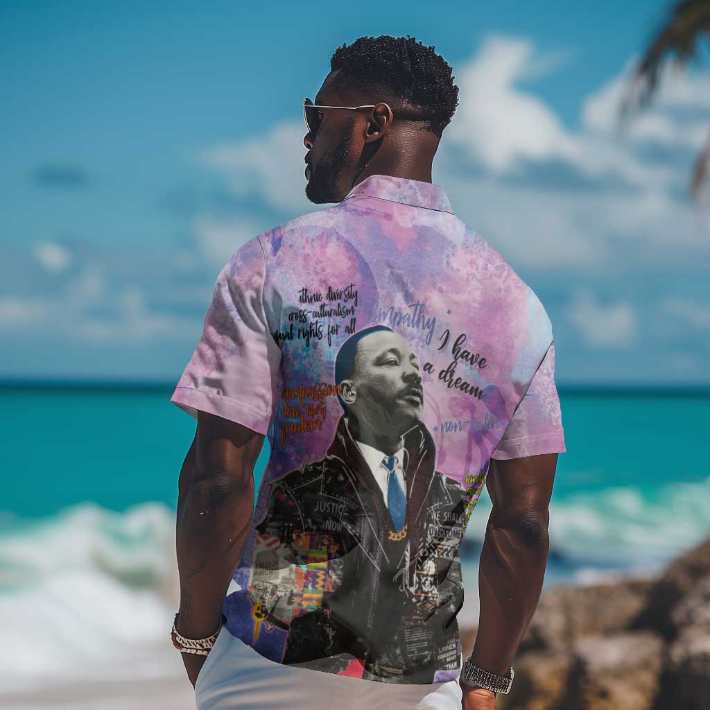Martin Luther King Jr Hawaiian Shirt I Have a Dream Graffiti Style - African Pride