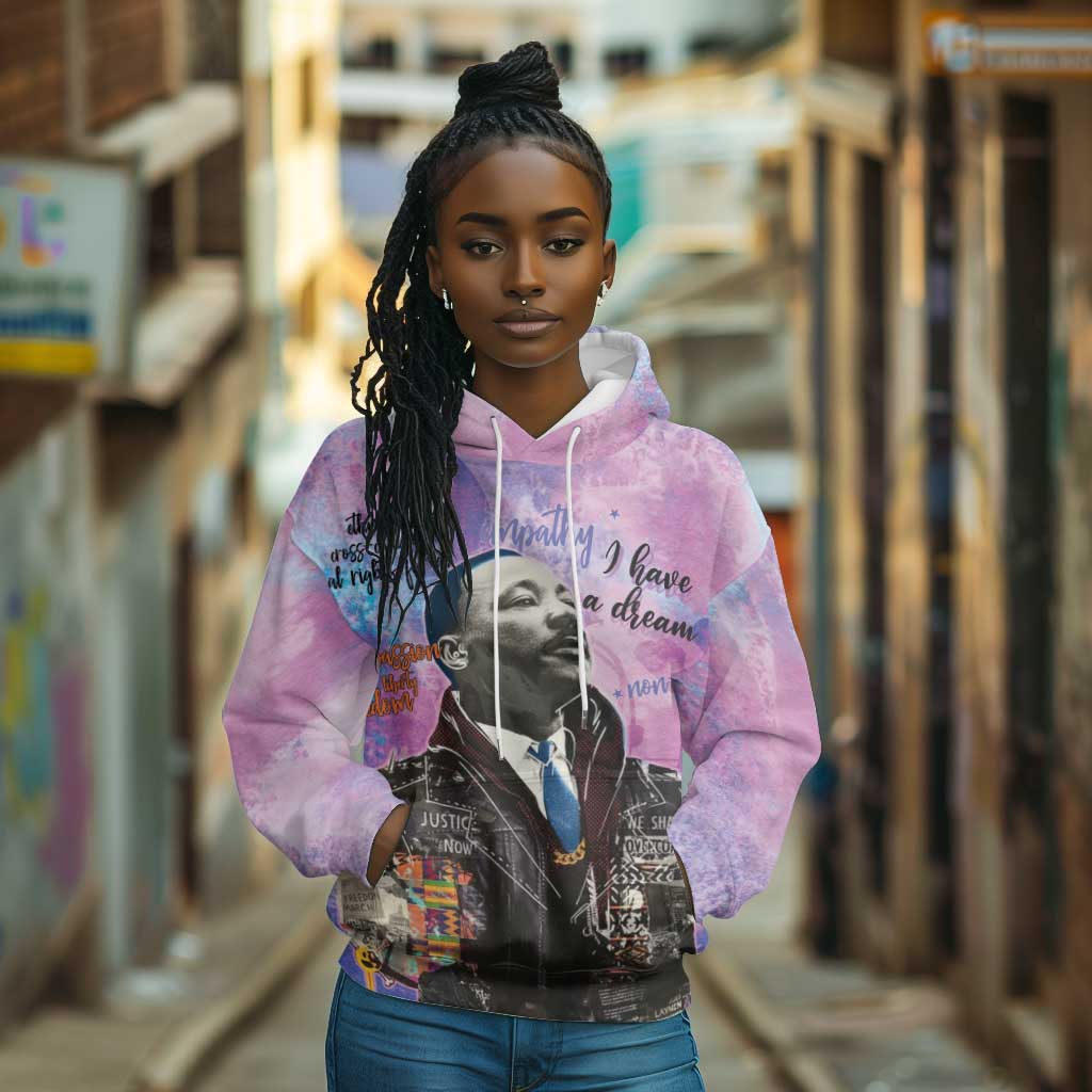 Martin Luther King Jr Hoodie I Have a Dream Graffiti Style - African Pride