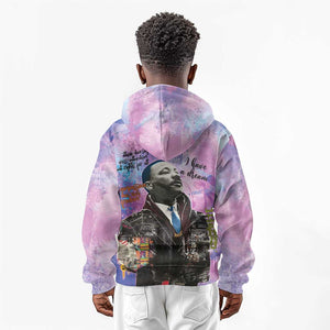 Martin Luther King Jr Kid Hoodie I Have a Dream Graffiti Style - African Pride