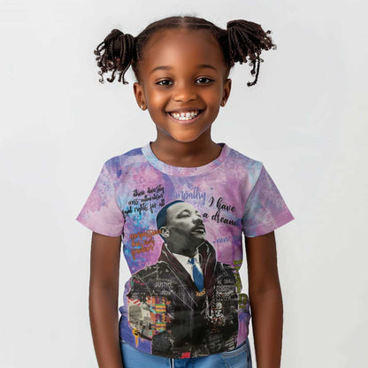 Martin Luther King Jr Kid T shirt I Have a Dream Graffiti Style - African Pride