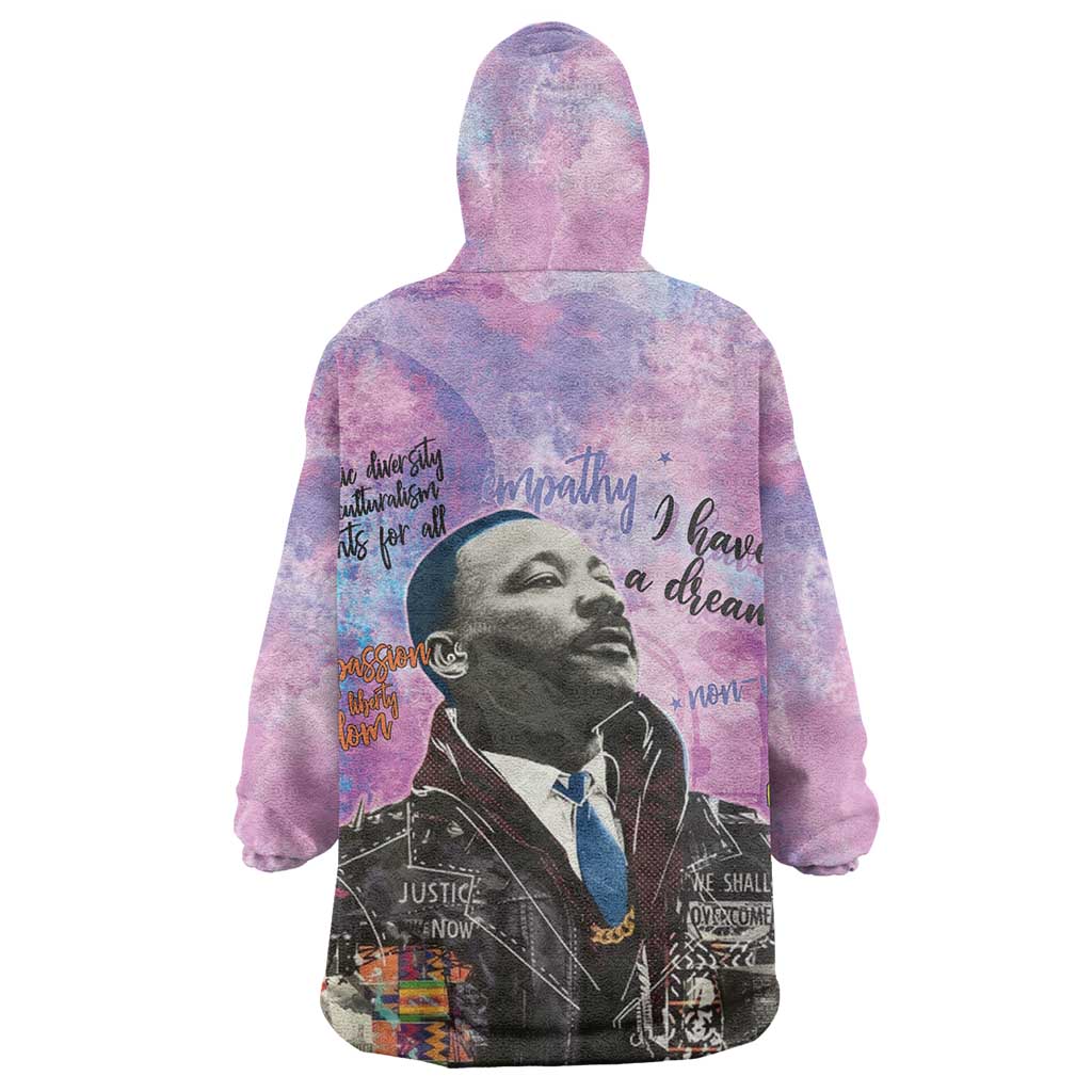 Martin Luther King Jr Kid Wearable Blanket Hoodie I Have a Dream Graffiti Style - African Pride