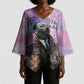 Martin Luther King Jr Kimono Sleeve Blouse I Have a Dream Graffiti Style - African Pride