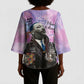 Martin Luther King Jr Kimono Sleeve Blouse I Have a Dream Graffiti Style - African Pride
