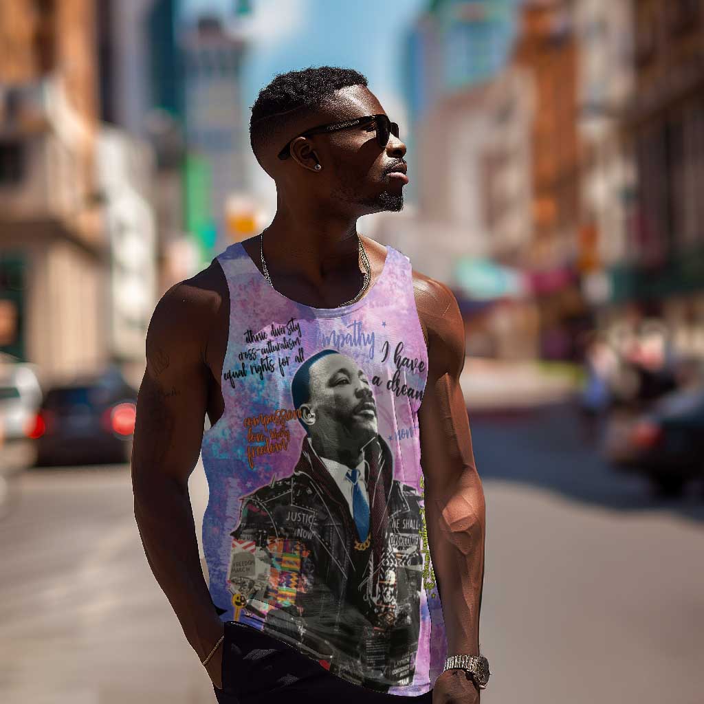 Martin Luther King Jr Men Tank Top I Have a Dream Graffiti Style - African Pride