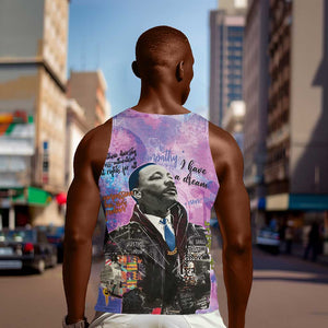 Martin Luther King Jr Men Tank Top I Have a Dream Graffiti Style - African Pride