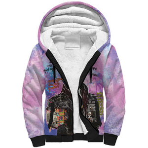Martin Luther King Jr Sherpa Hoodie I Have a Dream Graffiti Style - African Pride