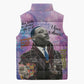 Martin Luther King Jr Sleeveless Puffer Jacket I Have a Dream Graffiti Style - African Pride