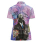 Martin Luther King Jr Women Polo Shirt I Have a Dream Graffiti Style - African Pride