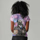Martin Luther King Jr Women V-Neck T-Shirt I Have a Dream Graffiti Style - African Pride