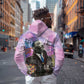 Martin Luther King Jr Zip Hoodie I Have a Dream Graffiti Style - African Pride